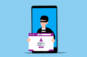 Free phishing scam website vector